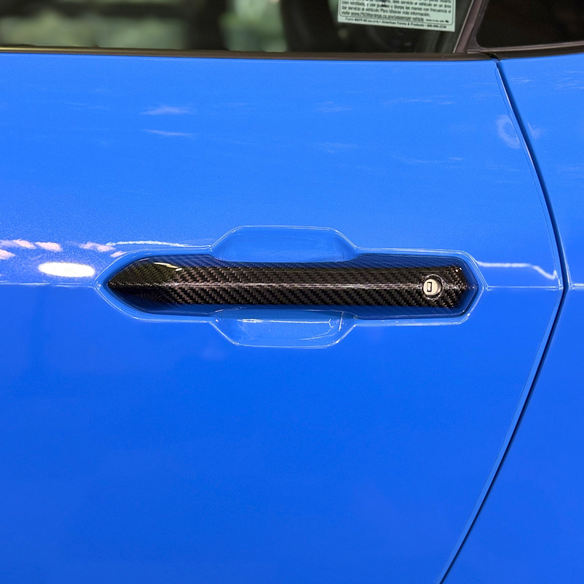 2024+ Mustang Carbon Fiber Door Handle Overlays