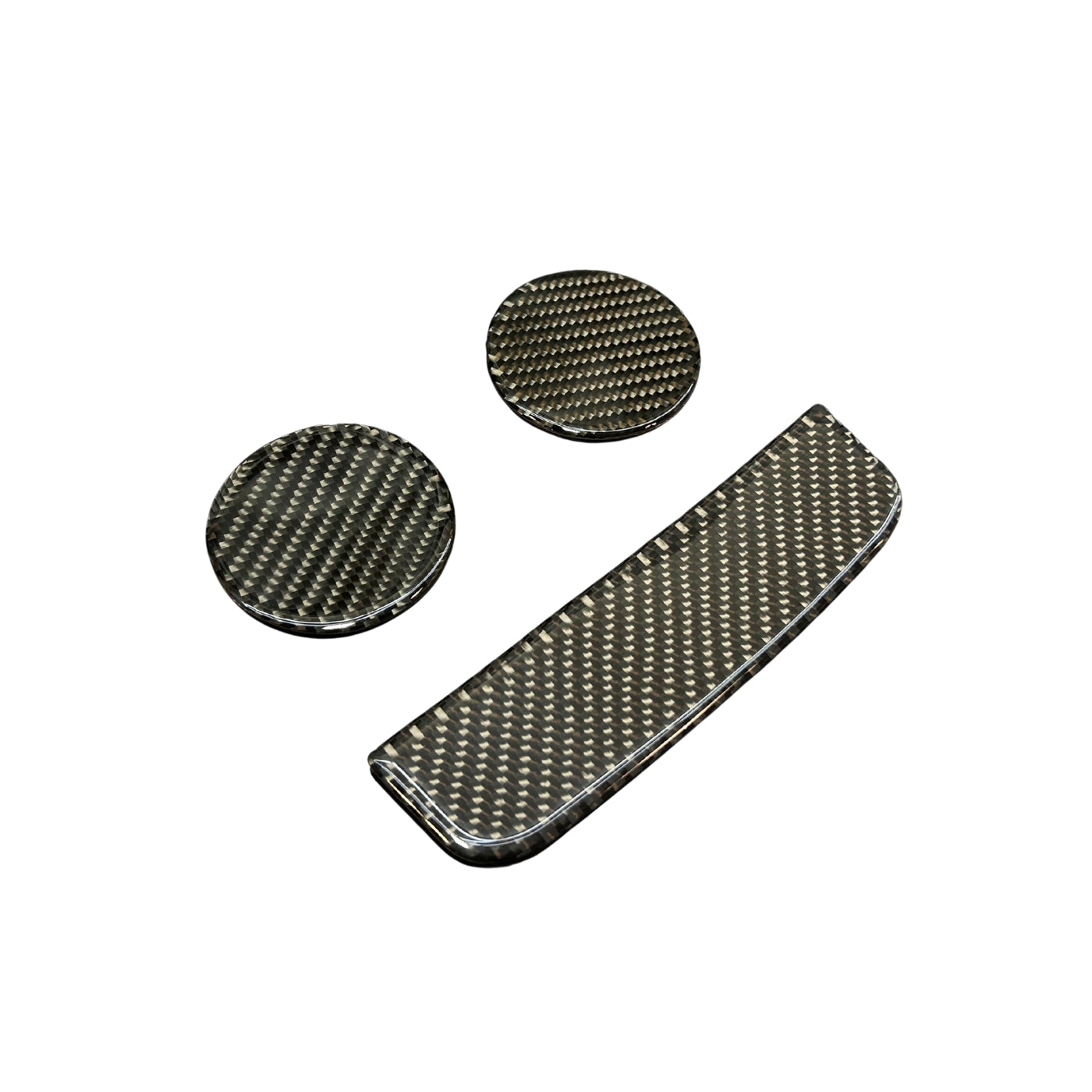 2015+ Mustang Carbon Fiber Cup & Coin Holder Trim