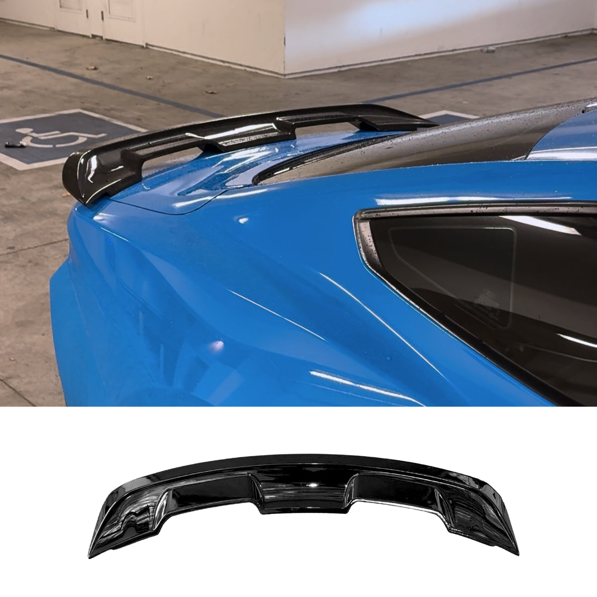 2015+ Mustang GT500 Style Gloss Black Spoiler