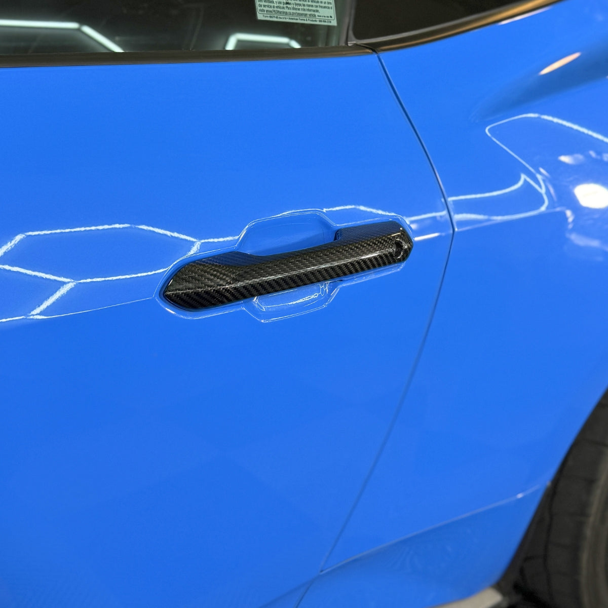 2024+ Mustang Carbon Fiber Door Handle Overlays