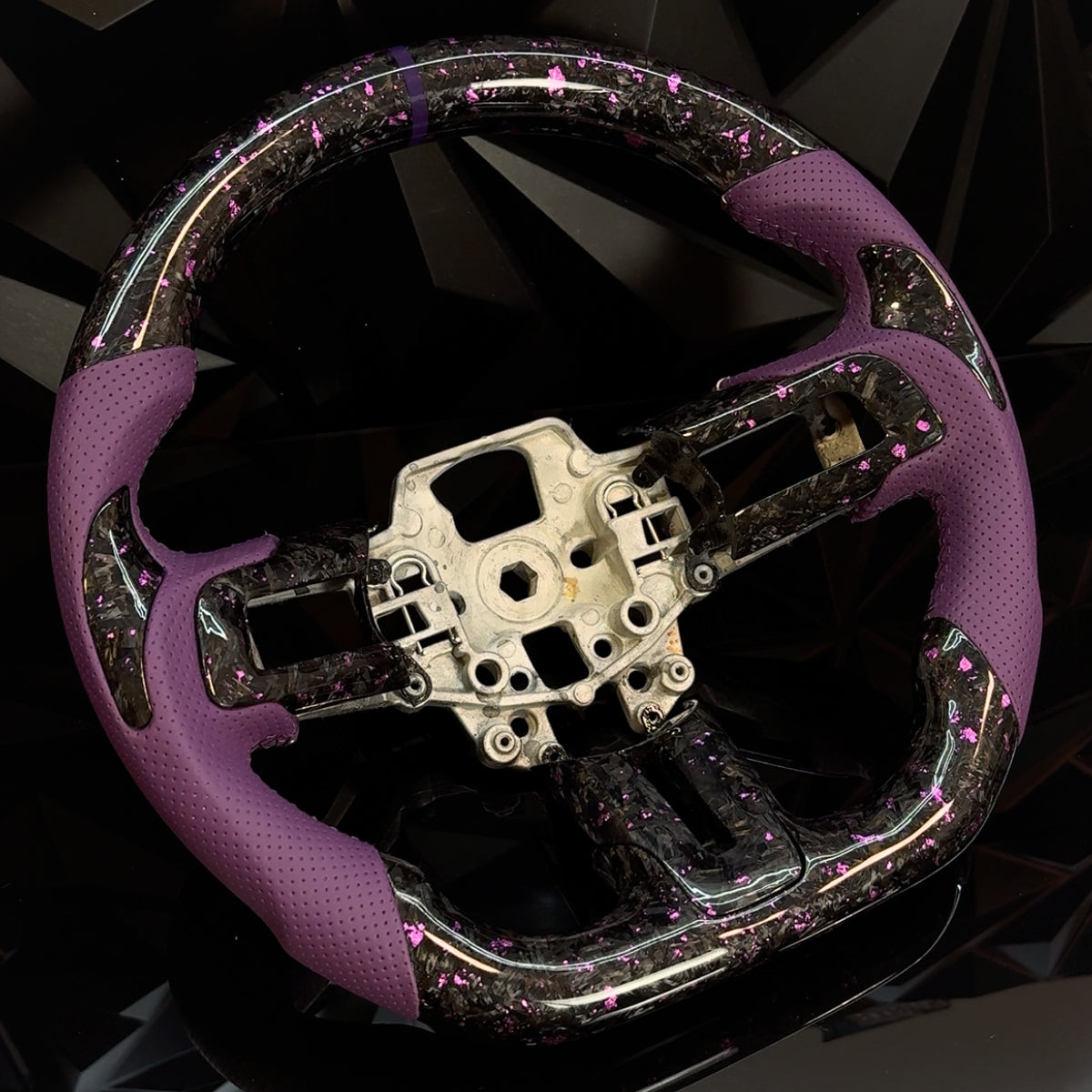 2015-2023 S550 Mustang Carbon Fiber Steering Wheel